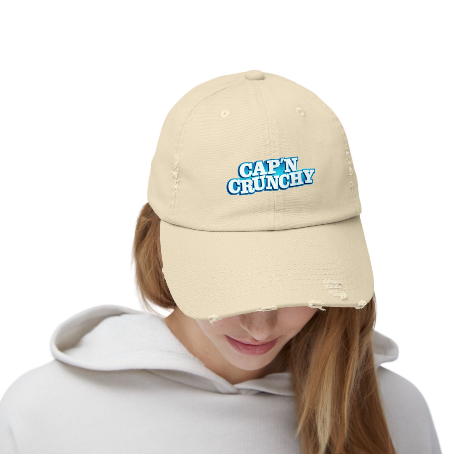 Cap'n Crunchy - Unisex Distressed Cap, Various Colors