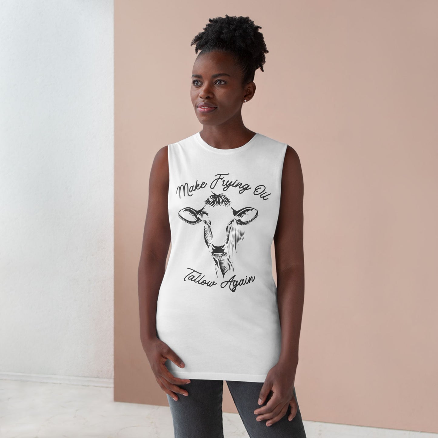 Make Frying Oil Tallow Again - Unisex Barnard Tank , Various Colors