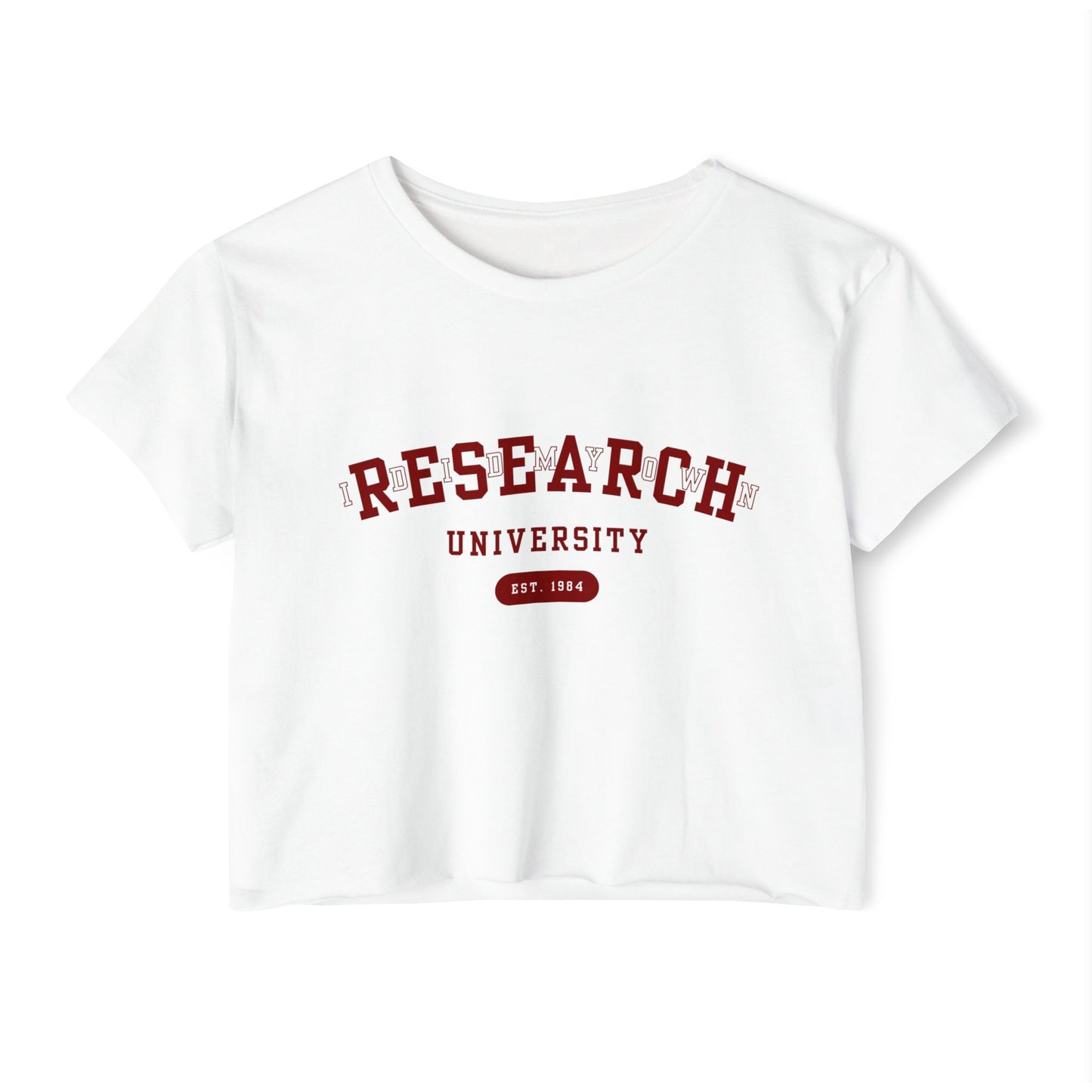 Research University (I Did My Own), Various Colors and Styles