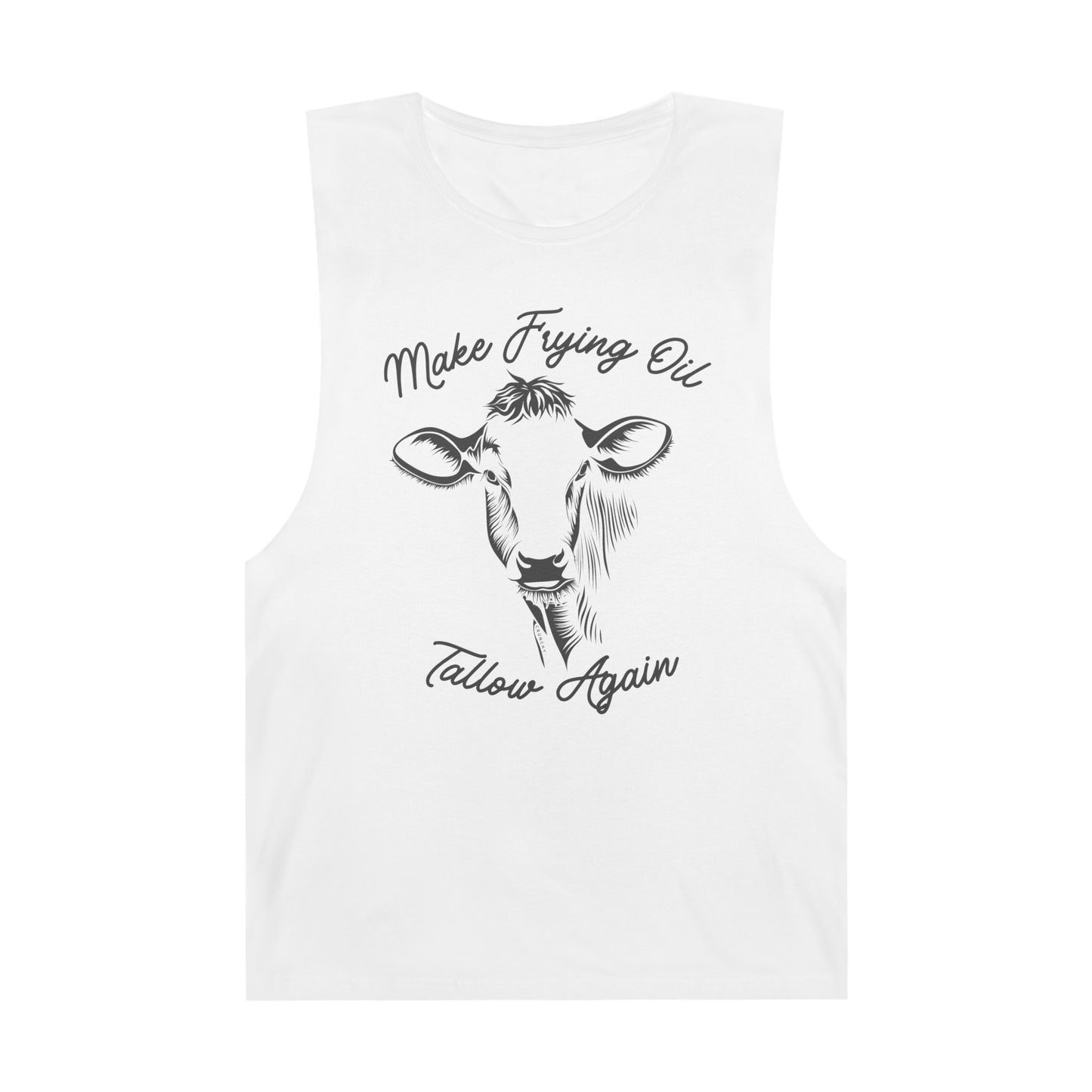 Make Frying Oil Tallow Again - Unisex Barnard Tank , Various Colors