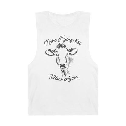 Make Frying Oil Tallow Again - Unisex Barnard Tank , Various Colors