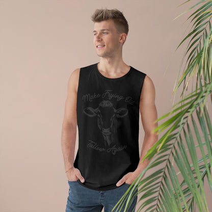 Make Frying Oil Tallow Again - Unisex Barnard Tank , Various Colors