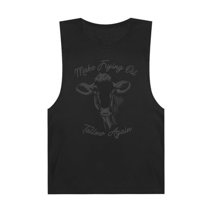 Make Frying Oil Tallow Again - Unisex Barnard Tank , Various Colors