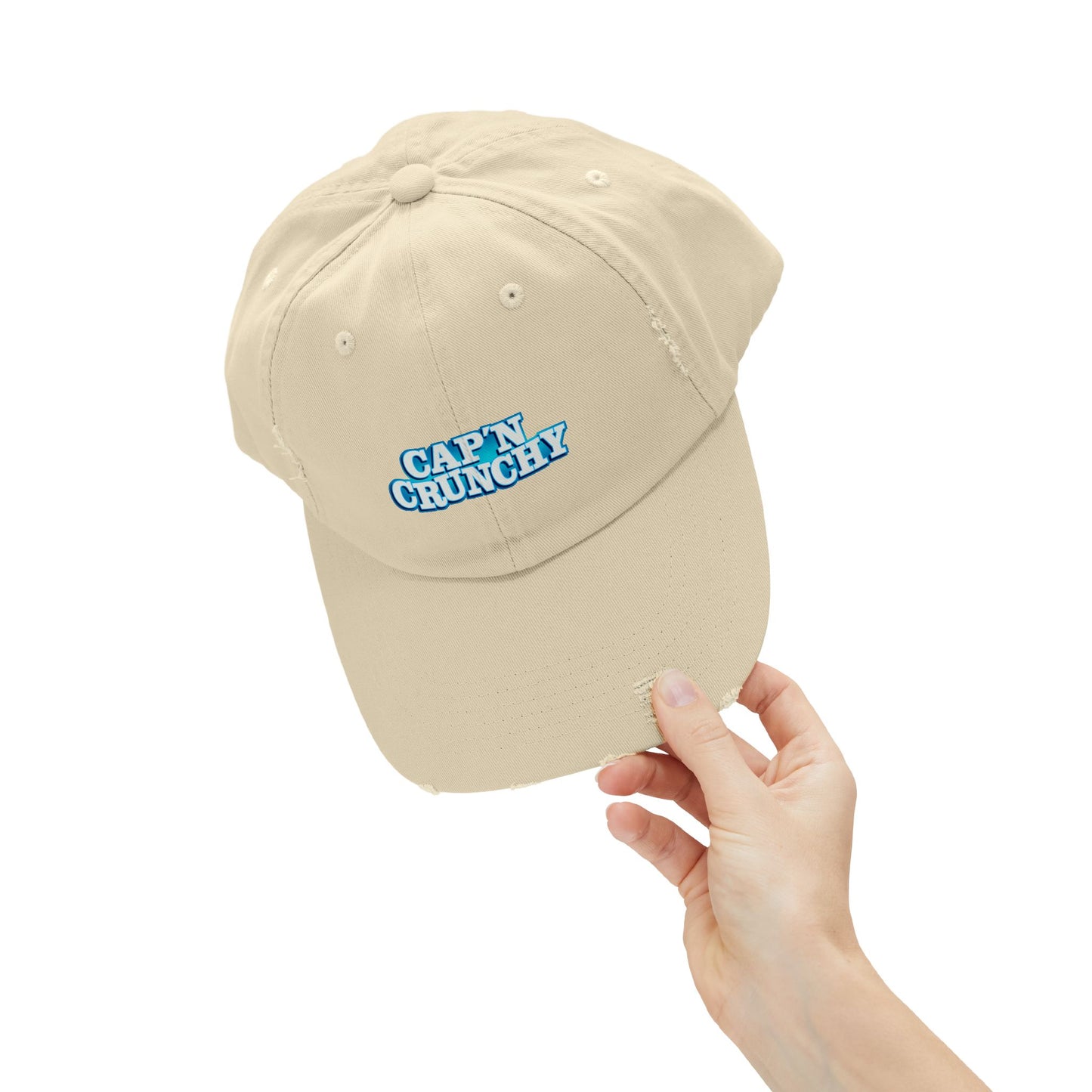 Cap'n Crunchy - Unisex Distressed Cap, Various Colors