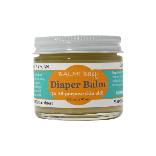 Balm! Baby - Organic Diaper Balm and All Purpose Skin Aid (no Zinc)