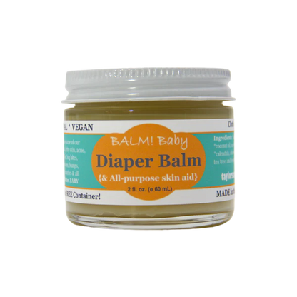 Balm! Baby - Organic Diaper Balm and All Purpose Skin Aid (no Zinc)