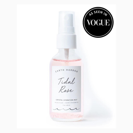 Tidal Rose, Hydration Mist: Rose Water + Rose Quartz