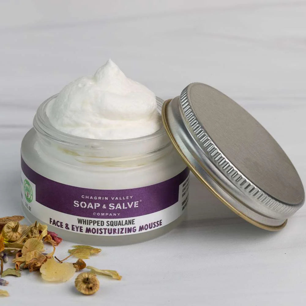 Whipped Squalane, Face & Eye Moisturizing Mousse